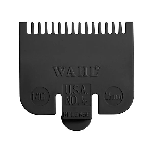 Wahl No.1/2 Attachment Comb 1.5Mm (1/16") Black