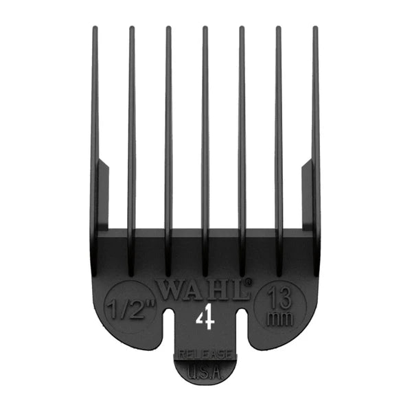 Wahl No.4 Attachment Comb 13Mm (1/2") Cut Black